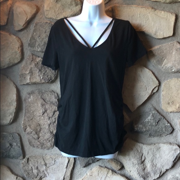 Ambiance Tops - 🔥3 for $18 Ambiance maternity large black t shirt